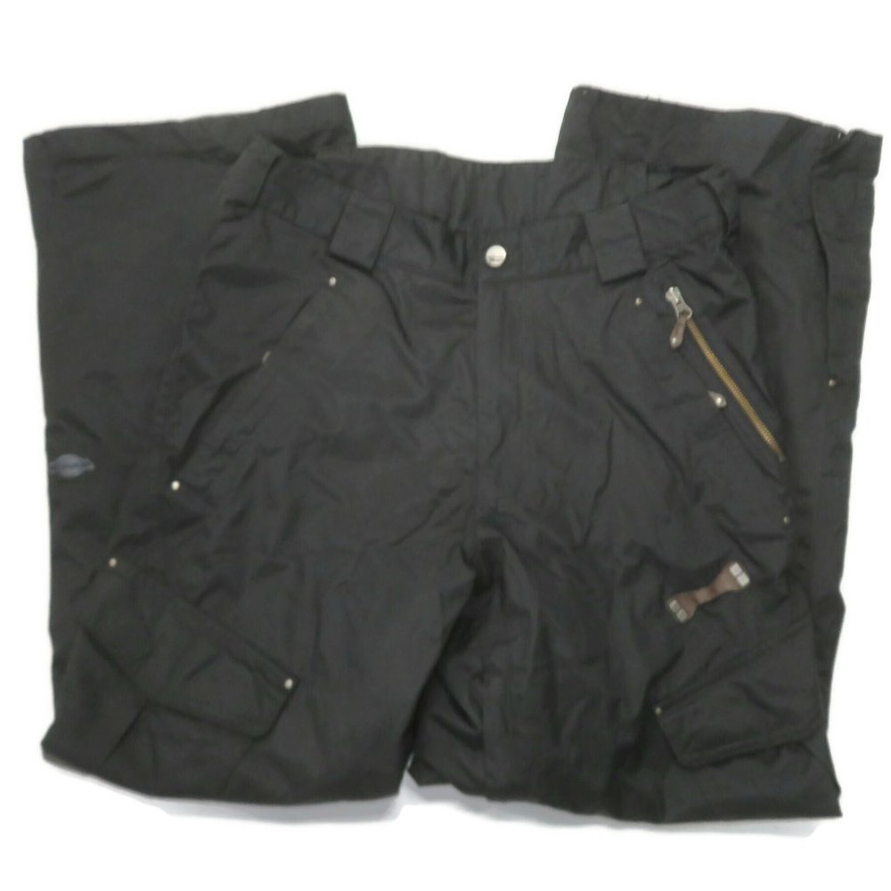 Sims Snowboarding Pants Men Medium Black Striped Ski Winter Snow 32 x 31
